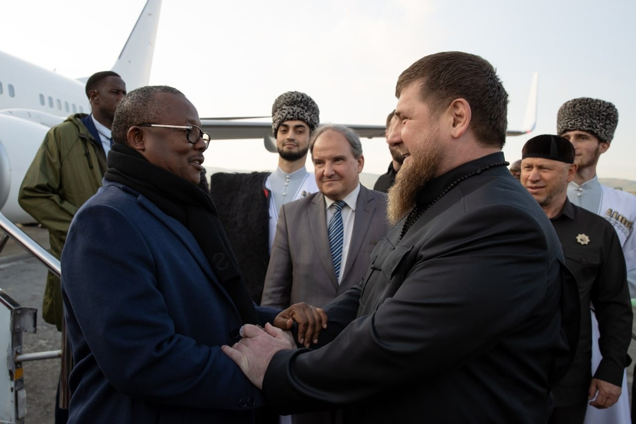 Проводы в аэропорту Грозного